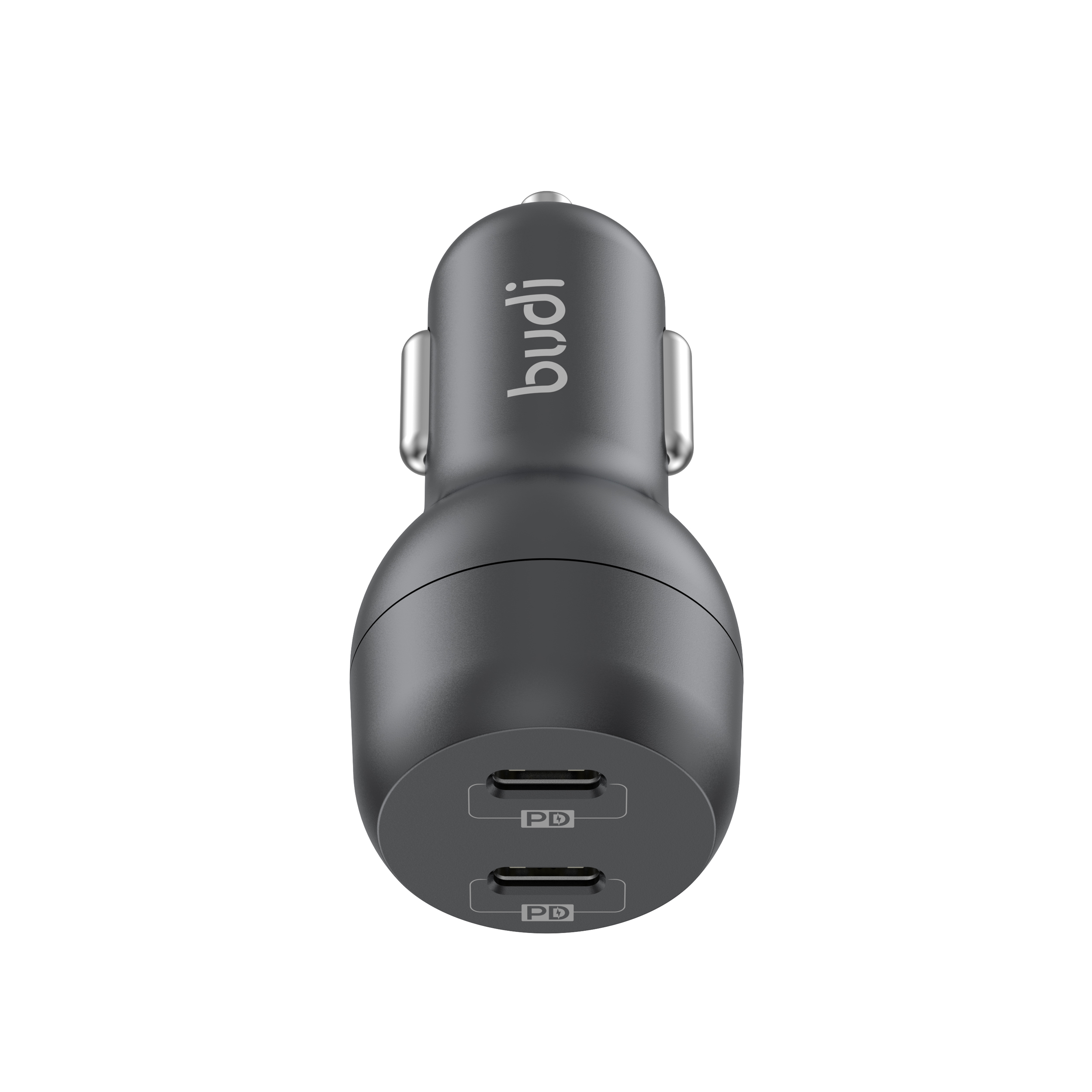 شارژر فندکی 40W بودی PD و فست با 2 خروجی USB-C به همراه کابل USB-C به لایتنینگ به طول 1.2 متر مدل CC108RTLB با گارانتی 18 ماهه (6 ماه تعویض) — تصویر ۳