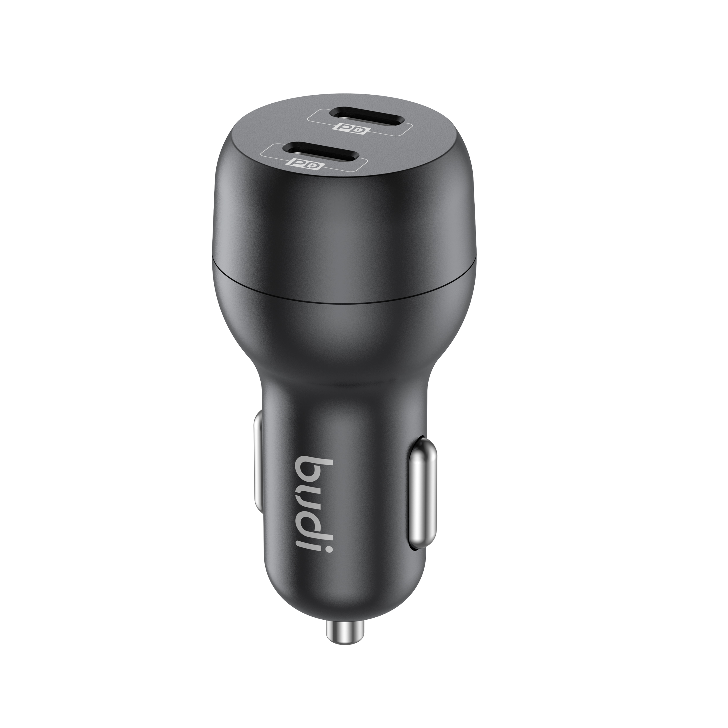 شارژر فندکی 40W بودی PD و فست با 2 خروجی USB-C به همراه کابل USB-C به لایتنینگ به طول 1.2 متر مدل CC108RTLB با گارانتی 18 ماهه (6 ماه تعویض) — تصویر ۴