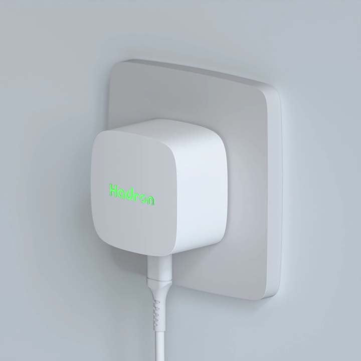 شارژر دیواری هادرون 33 وات مدل Hadron C1013 با یک خروجی USB-C با گارانتی 24 ماهه شرکتی — تصویر ۸
