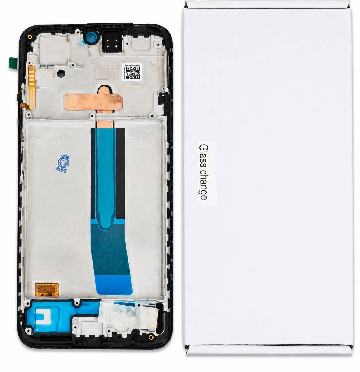 LCD XIAOMI NOTE 11 S / NOTE 12 S / NOTE 11 - 4G W.F (ORIGINAL GLASS CHAGE) BLACK