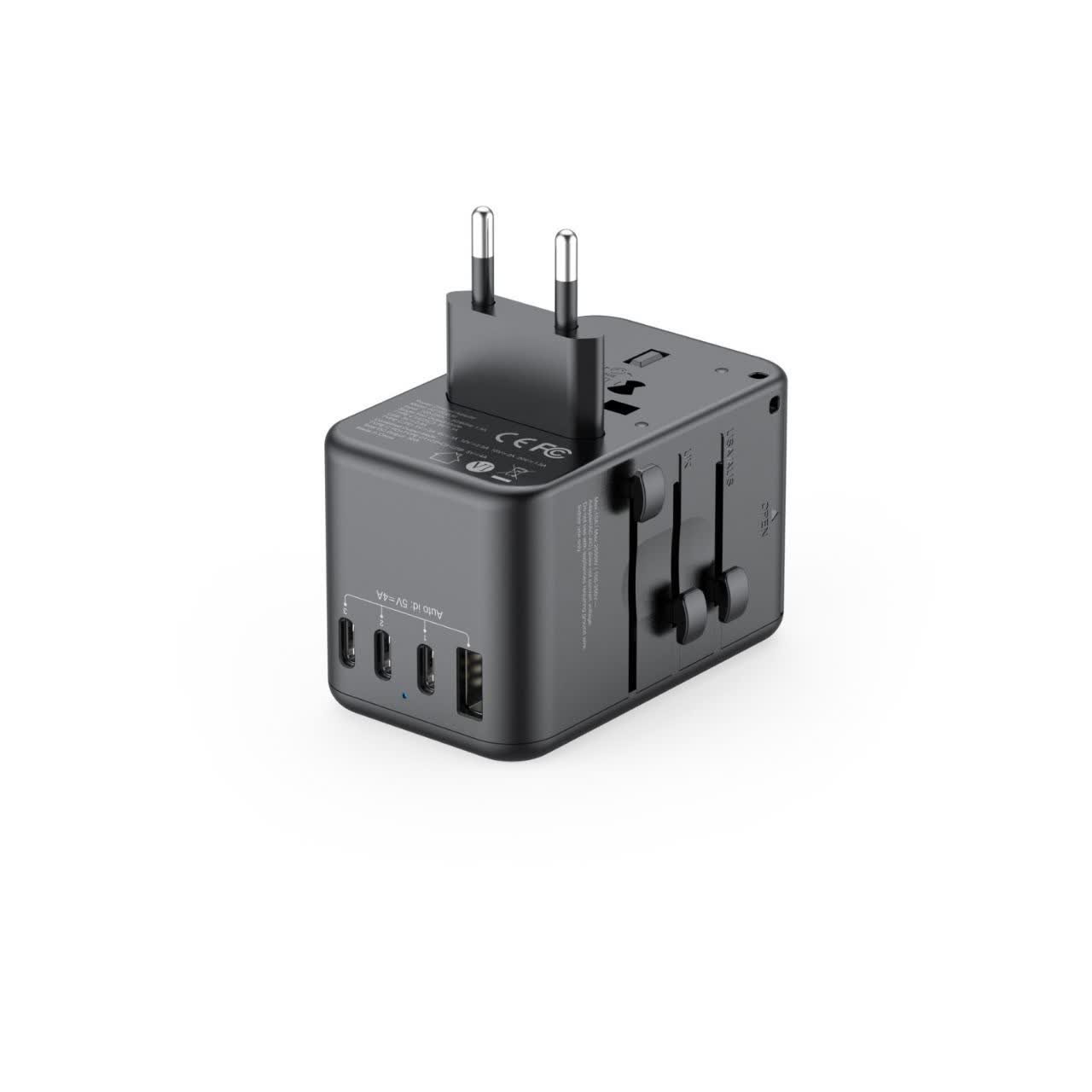 شارژر دیواری 30W GaN بودی PD و فست دارای سری یونیورسال با 5 پورت مدل AC355B30 با گارانتی 18 ماهه (6 ماه تعویض) — تصویر ۵