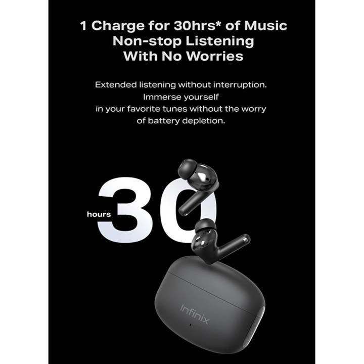 هندزفری بلوتوثی اینفینیکس مدل Infinix Buds NC XE28 با گارانتی 18 ماهه شرکتی — تصویر ۷