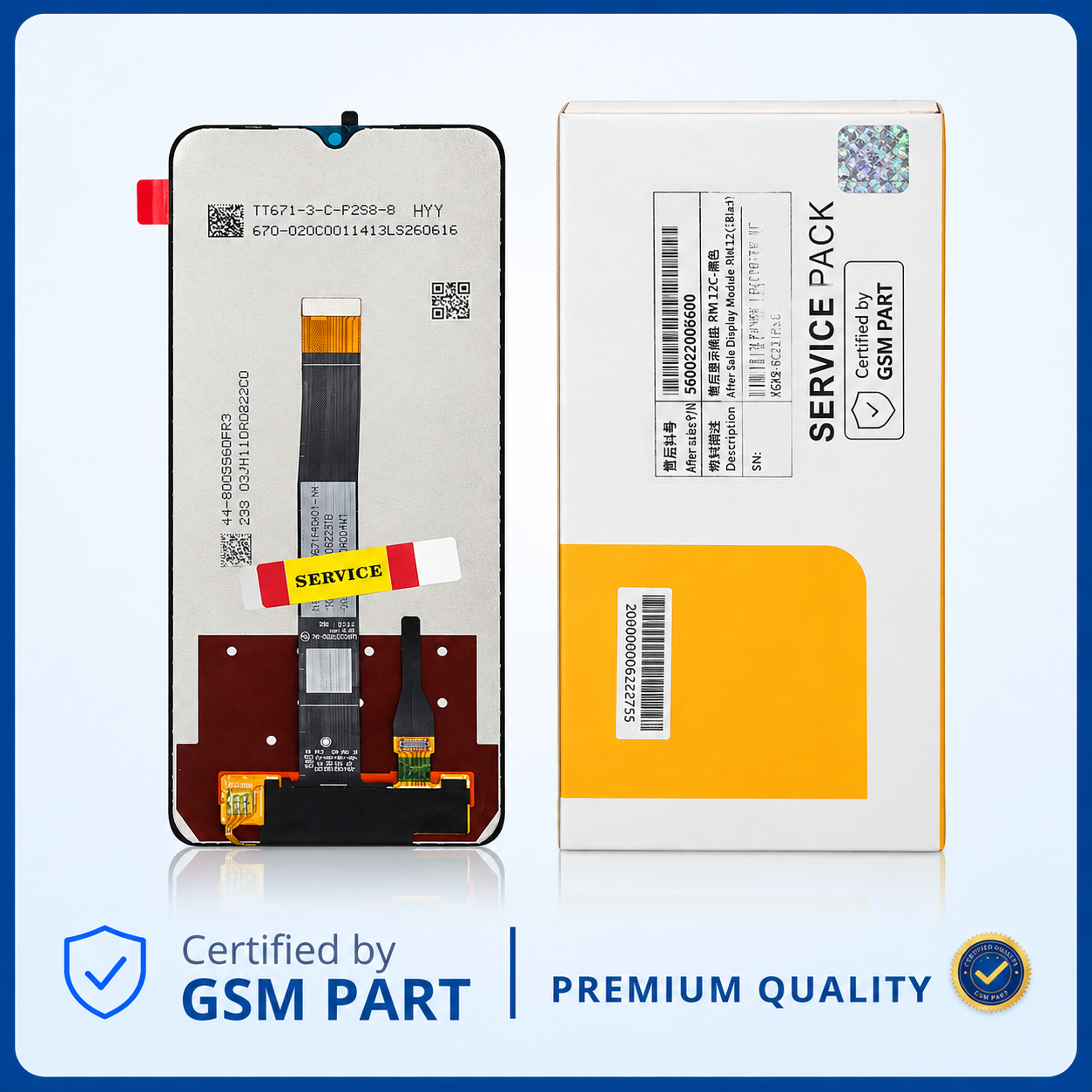 LCD XIAOMI REDMI 12C N.F (ORG NEW) GSM PART GSM PART