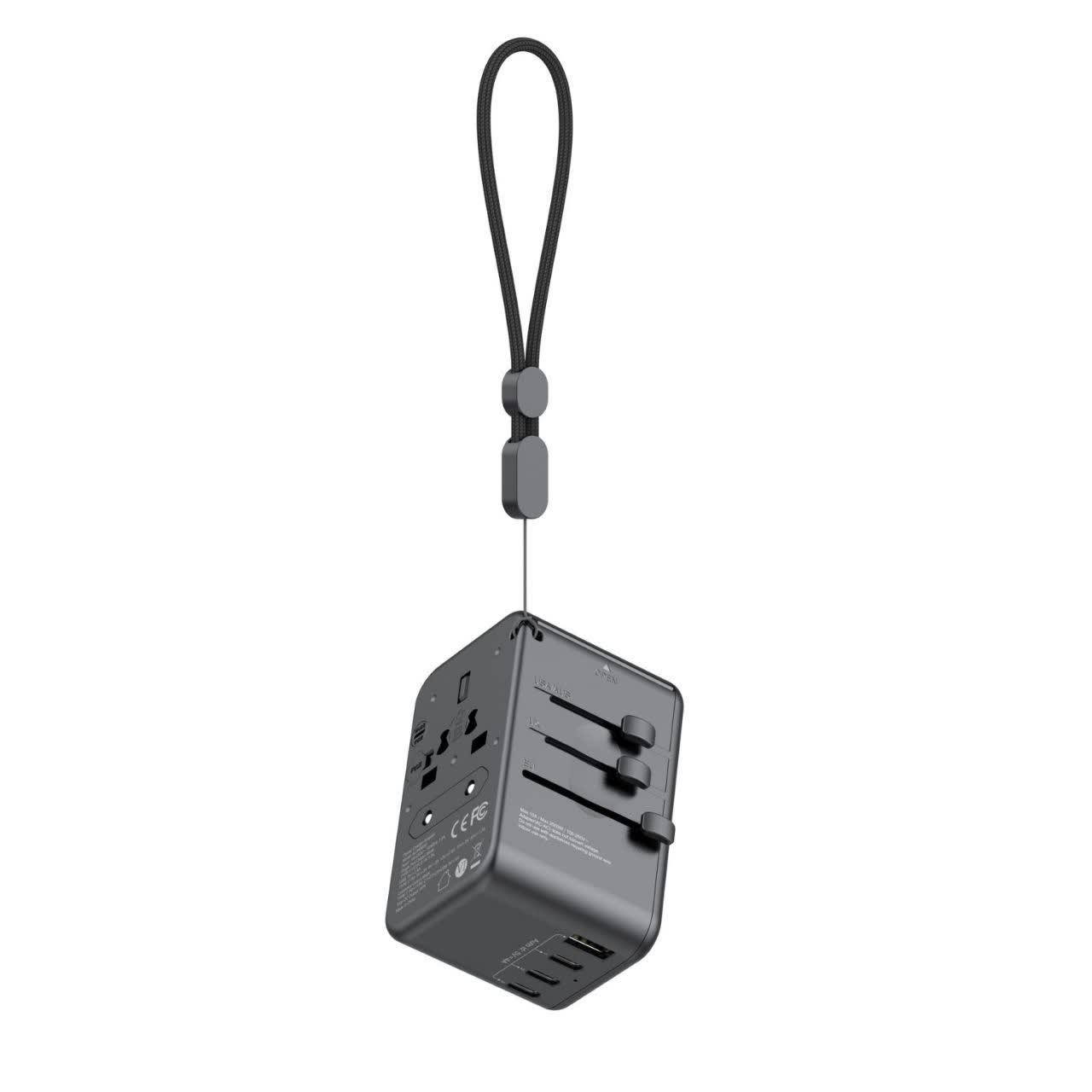 شارژر دیواری 30W GaN بودی PD و فست دارای سری یونیورسال با 5 پورت مدل AC355B30 با گارانتی 18 ماهه (6 ماه تعویض) — تصویر ۷