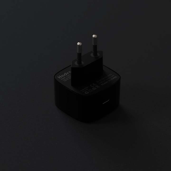 شارژر دیواری هادرون 25 وات مدل Hadron C1011 با یک خروجی USB-C با گارانتی 24 ماهه شرکتی — تصویر ۷
