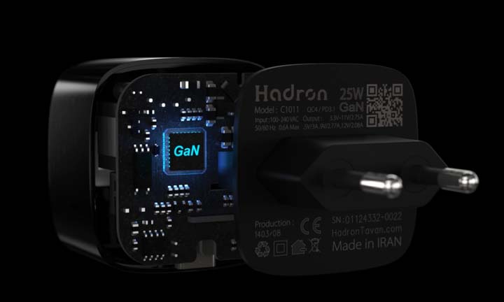 شارژر دیواری هادرون 25 وات مدل Hadron C1011 با یک خروجی USB-C با گارانتی 24 ماهه شرکتی — تصویر ۱۷