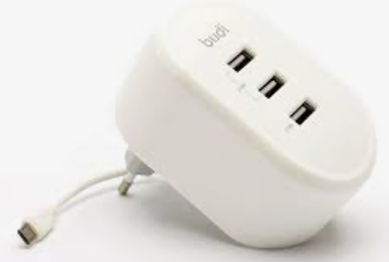 شارژر دیواری 24W بودی با خروجی USB و کابل microUSB مدل M8J312EM با گارانتی 18 ماهه (6 ماه تعویض) — تصویر ۲