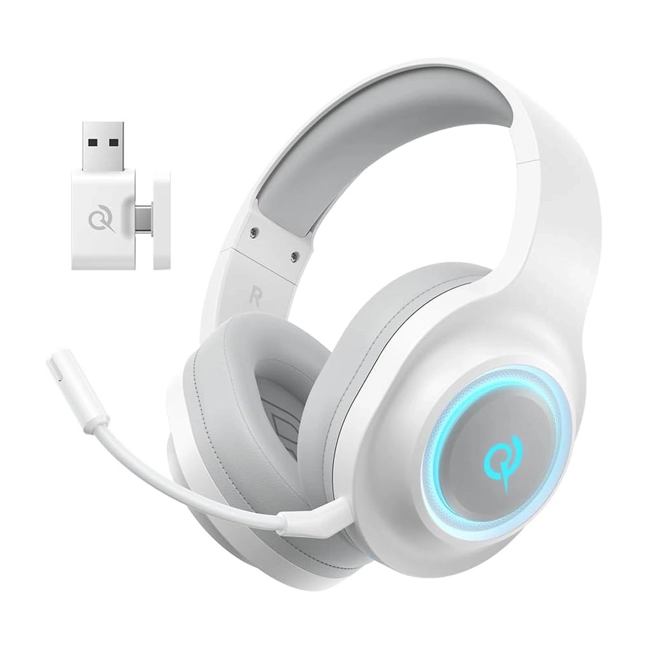 هدفون گیمینگ بی سیم کیو سی وای مدل Heroad V200 با گارانتی 18 ماهه شرکتی — تصویر ۴