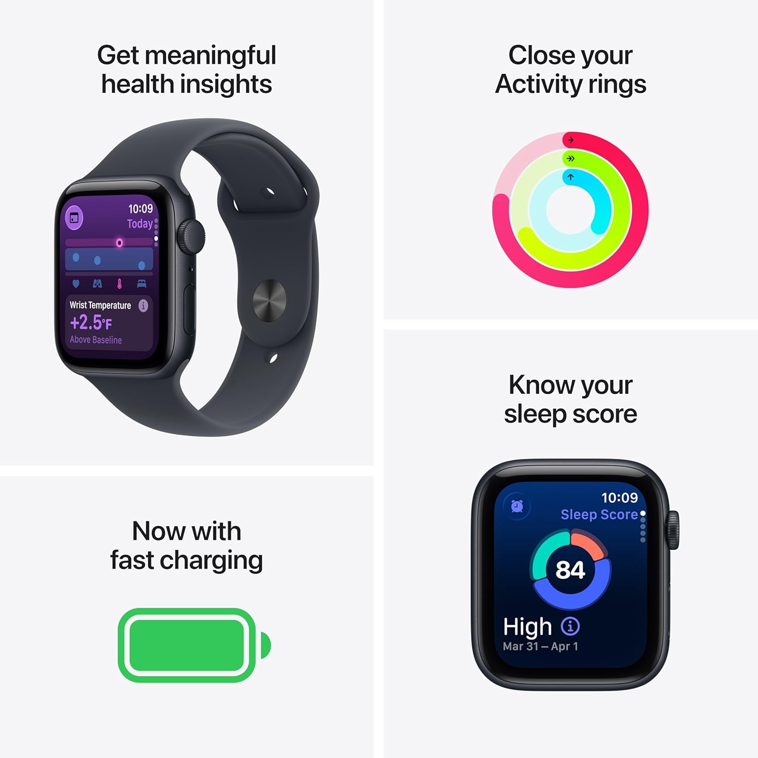 ساعت هوشمند اپل مدل Apple Watch Series SE 3 Aluminium Case 40mm با گارانتی 18 ماهه شرکتی - 3