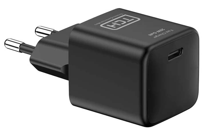 شارژر دیواری 20 وات تی سی اچ مدل TCH CA20 دو پین با 1 خروجی USB-C با گارانتی 18 ماهه شرکتی — تصویر ۵