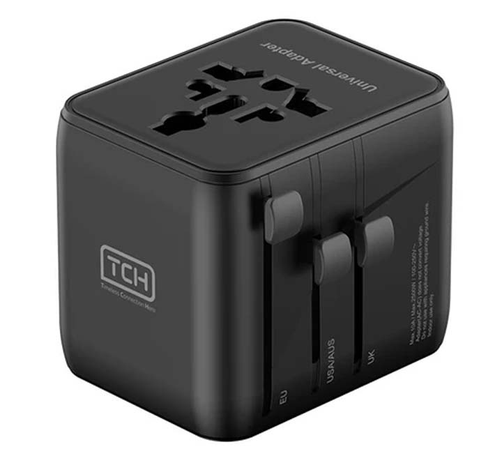 شارژر دیواری 25 وات تی سی اچ مدل TCH Universal UCA25 با 2 خروجی USB-C و 1 خروجی USB با گارانتی 18 ماهه شرکتی — تصویر ۵