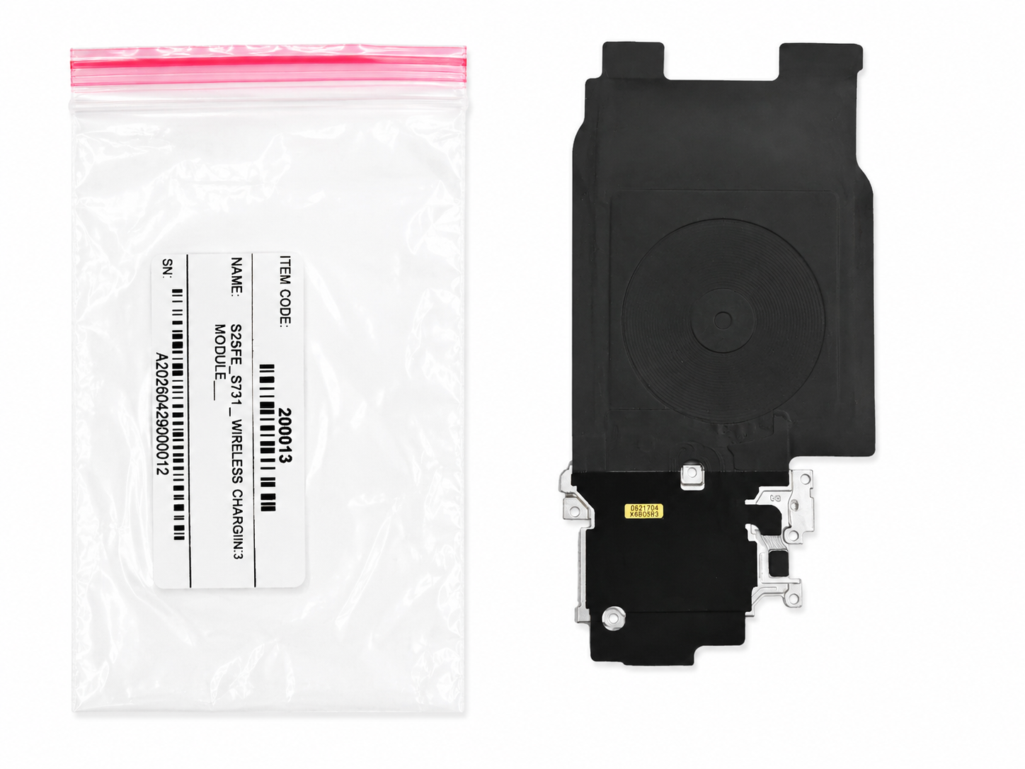 (روکاری) WIRELESS CHARGING MODULE SAMSUNG S25FE (S731) SECOND با گارانتی سه ماهه جی اس ام سرویس