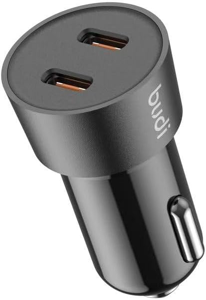 شارژر فندکی 33W بودی PD و فست با دو خروجی USB-C و کابل شارژ USB-C به لایتنینگ مدل CC622RTLB با گارانتی 18 ماهه (6 ماه تعویض) — تصویر ۵