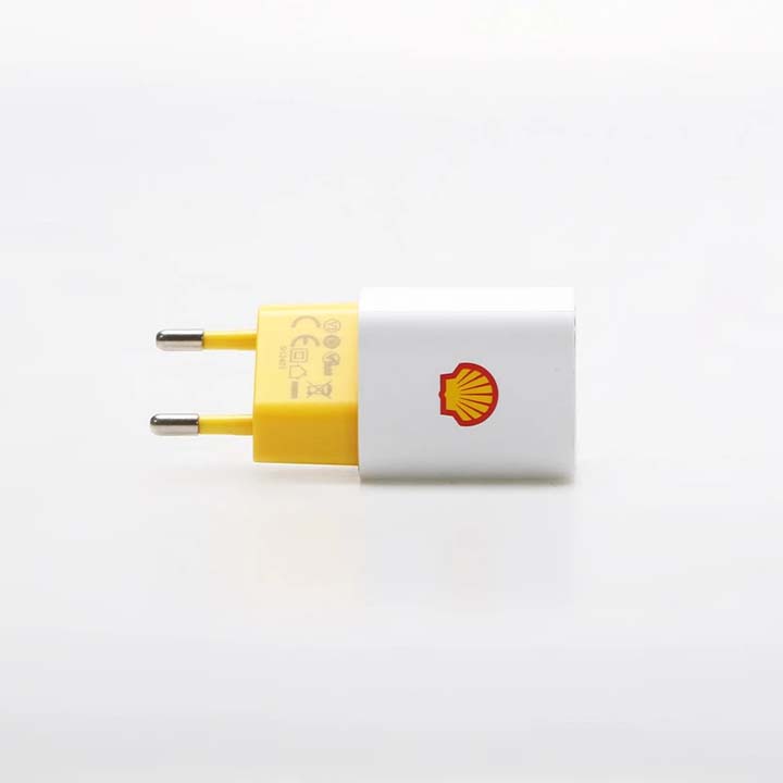 شارژر دیواری 20 وات شل مدل Shell SWC14 با 1 خروجی USB-C و 1 خروجی USB با گارانتی 18 ماهه شرکتی — تصویر ۵
