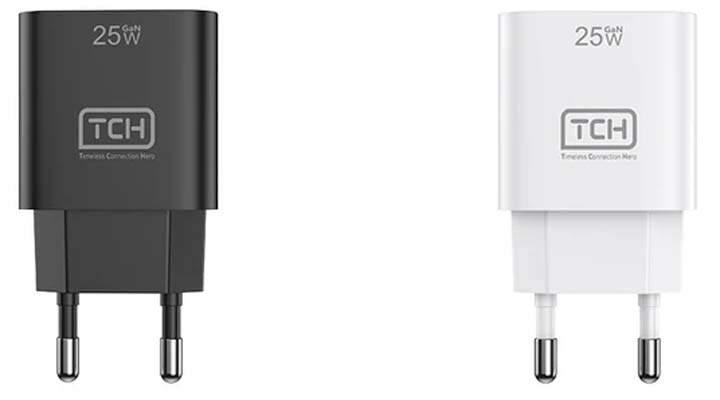 شارژر دیواری 25 وات تی سی اچ مدل TCH CB25 دو پین با 1 خروجی USB-C با گارانتی 18 ماهه شرکتی — تصویر ۶