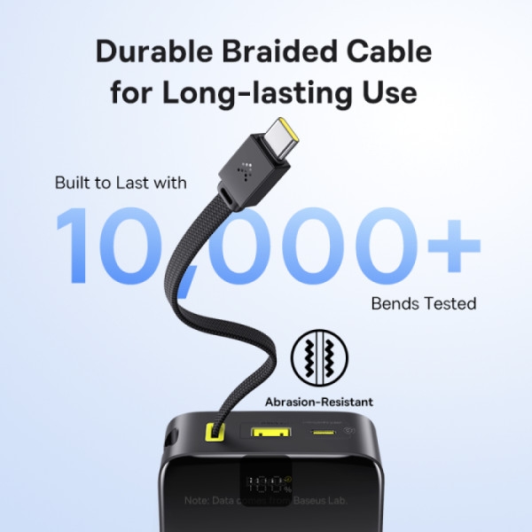 پاوربانک 20000 میلی آمپر باسیوس 22.5 وات مدل Baseus EnerFill FC51 Bipow2 Pro به همراه کابل متصل با گارانتی 24 ماهه شرکتی - 4
