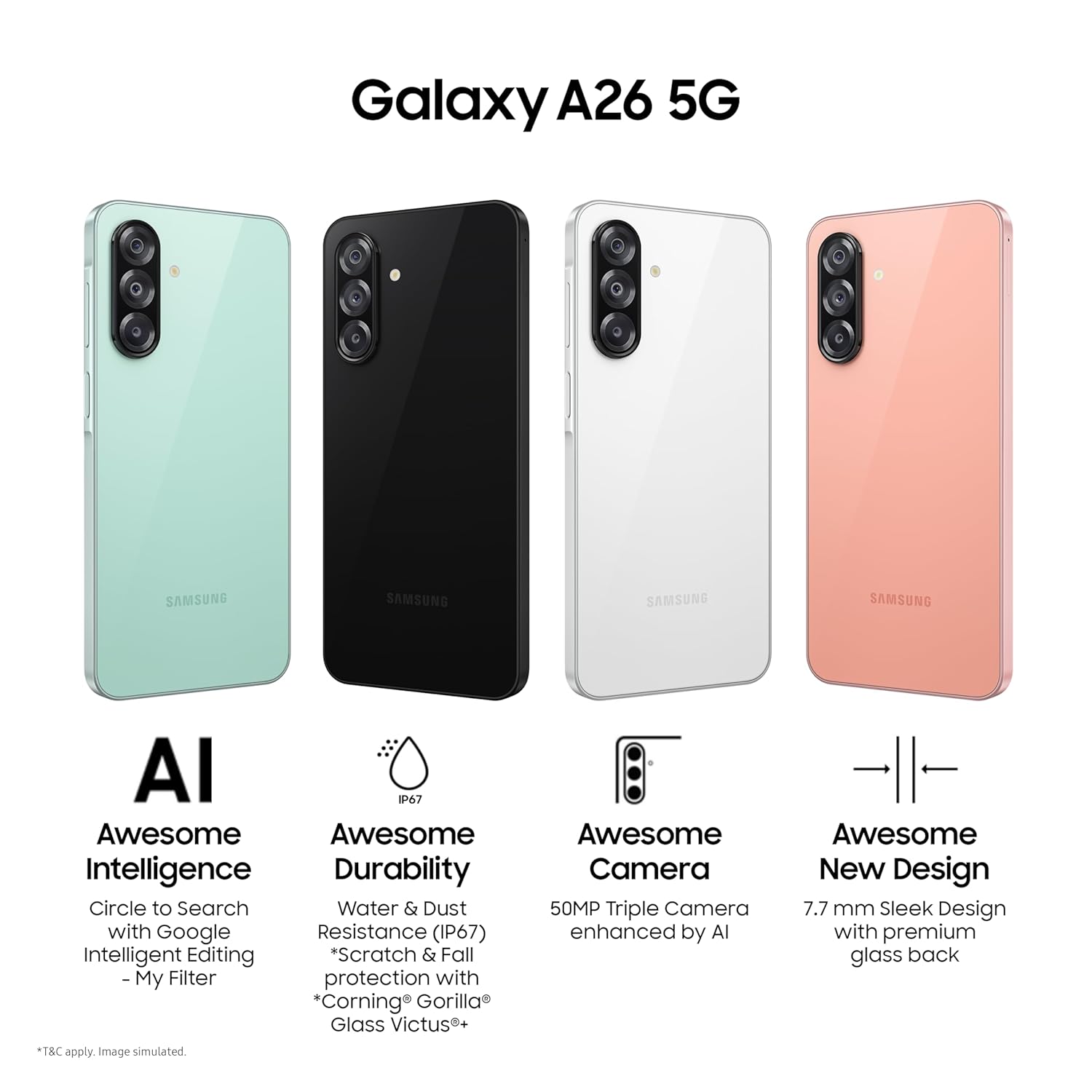 Galaxy A26 5G 256GB RAM 8GB Vietnam - 5
