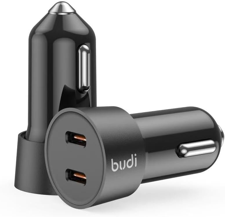 شارژر فندکی 33W بودی PD و فست با دو خروجی USB-C و کابل شارژ USB-C به لایتنینگ مدل CC622RTLB با گارانتی 18 ماهه (6 ماه تعویض) — تصویر ۷