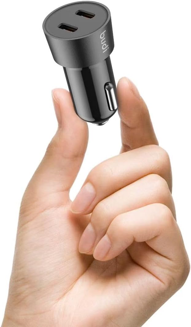 شارژر فندکی 33W بودی PD و فست با دو خروجی USB-C و کابل شارژ USB-C به لایتنینگ مدل CC622RTLB با گارانتی 18 ماهه (6 ماه تعویض) — تصویر ۸