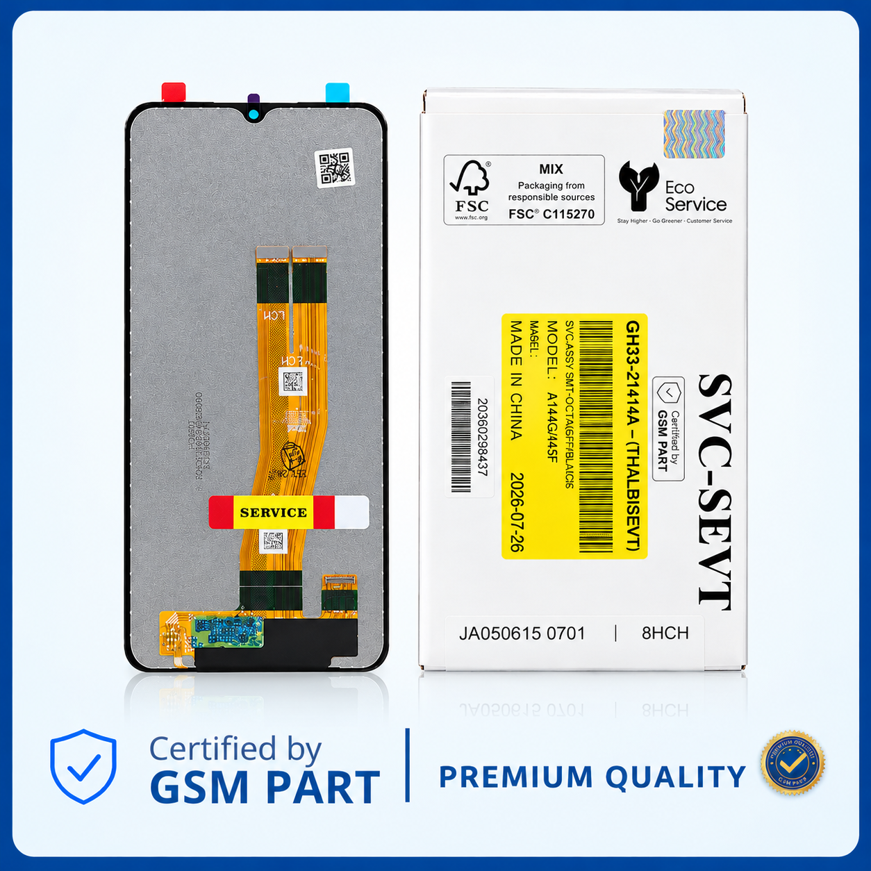 LCD SAMSUNG A14 - 4G (A145F) N.F (SERVICE PACK) GSM PART