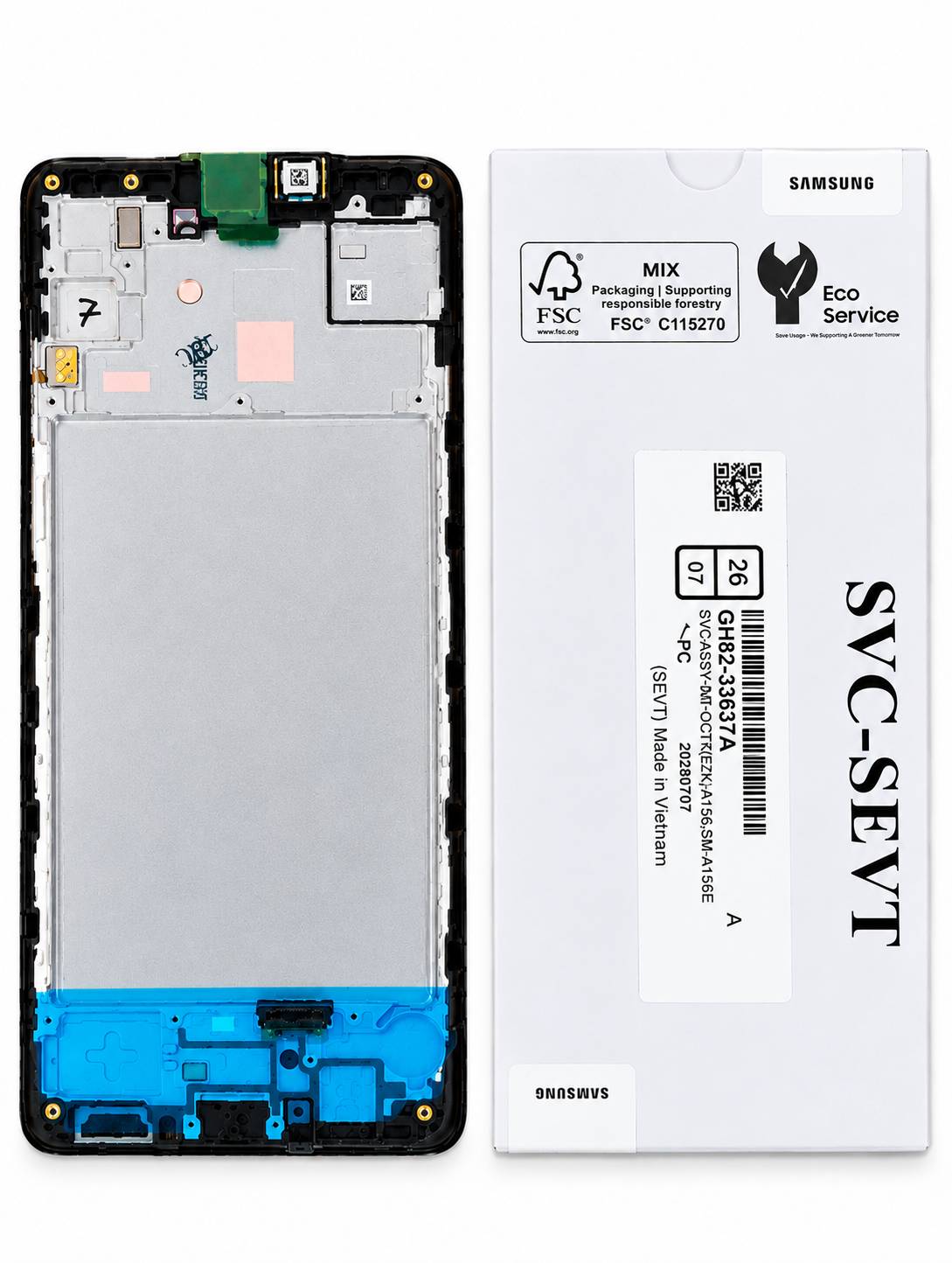 LCD SAMSUNG A15 (A155 / 156) W.F (SERVICE PACK)