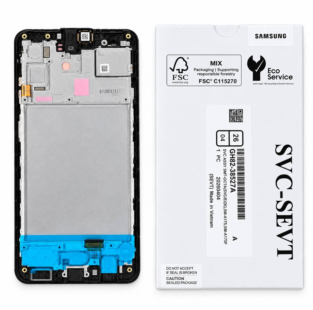 LCD SAMSUNG A17 4G ( A175 ) W.F (SERVICE PACK)