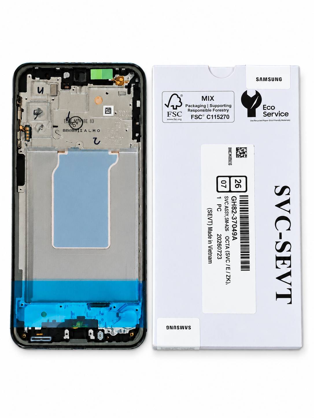 LCD SAMSUNG A26 - 5G (A266) W.F (SERVICE PACK)