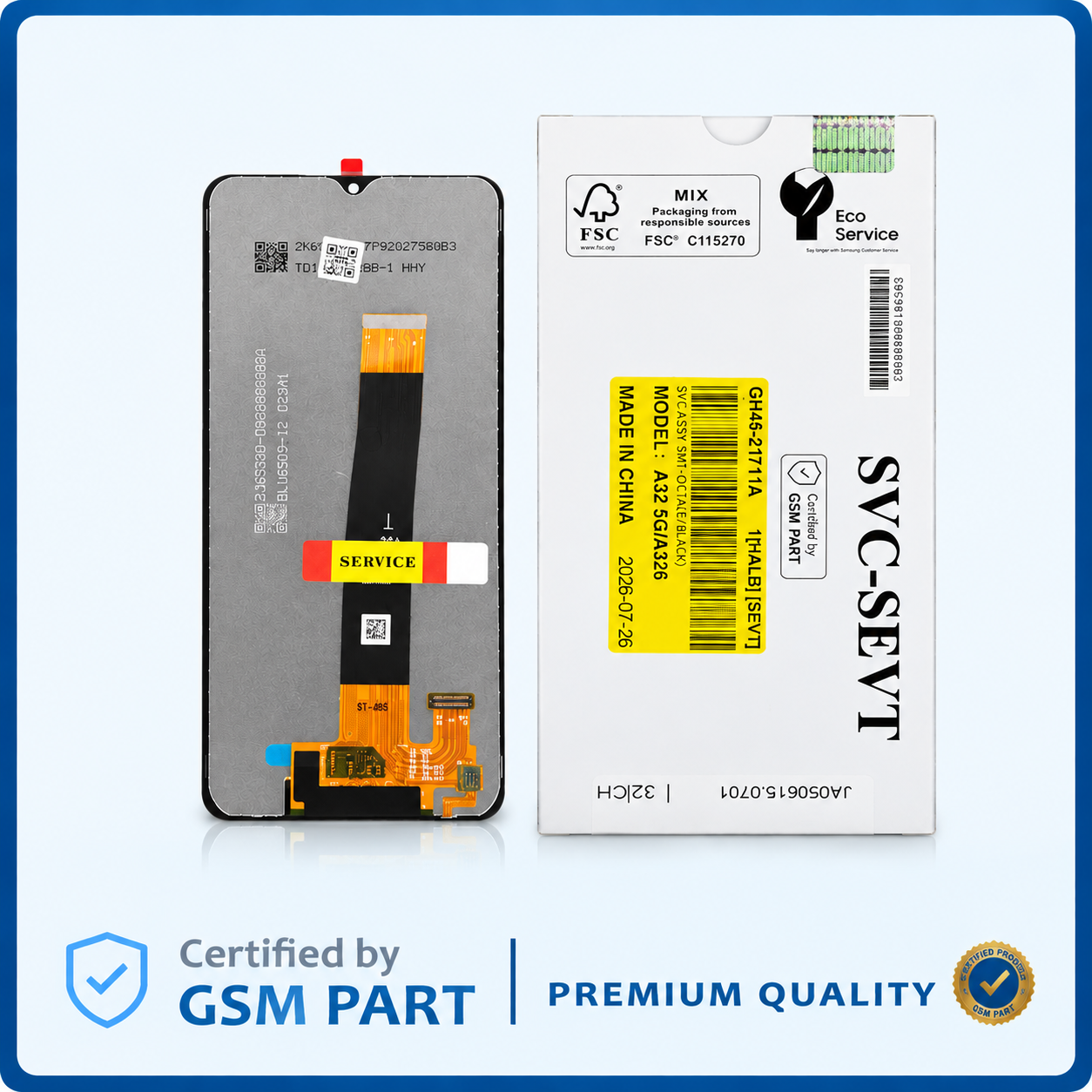 LCD SAMSUNG A32 - 5G (A326) N.F (SERVICE PACK) GSM PART