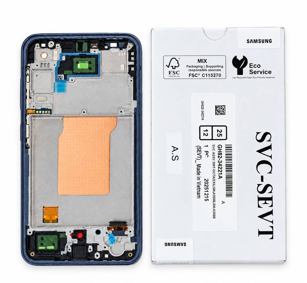 LCD SAMSUNG A35 - 5G (A356) W.F (ASSEMBLED)
