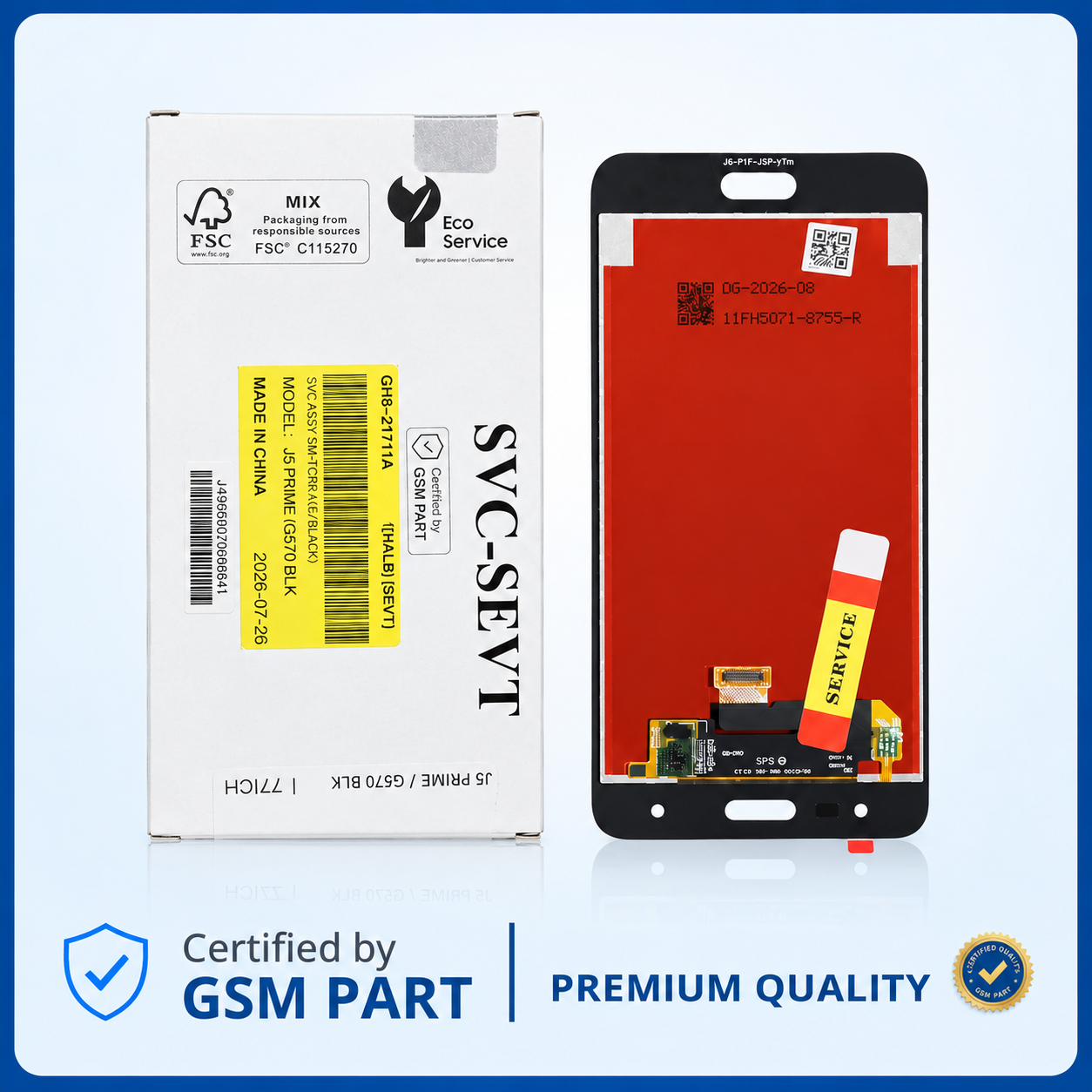 LCD SAMSUNG J5 PRIME (G570) N.F (SERVICE PACK) GSM PART