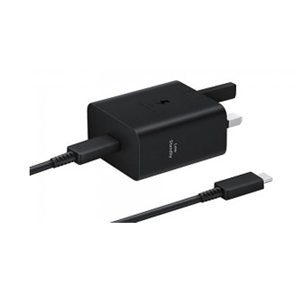 شارژر دیواری 25 وات اوریجینال سامسونگ مدل Samsung EP-T2510 سه پین به همراه کابل با گارانتی 18 ماهه شرکتی