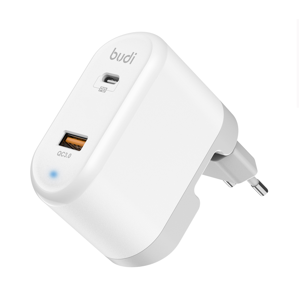 شارژر دیواری 36W بودی PD و فست با یک خروجی USB و یک خروجی USB-C و سری قابل چرخش مدل AC328EW با گارانتی 18 ماهه (6 ماه تعویض) — تصویر ۲