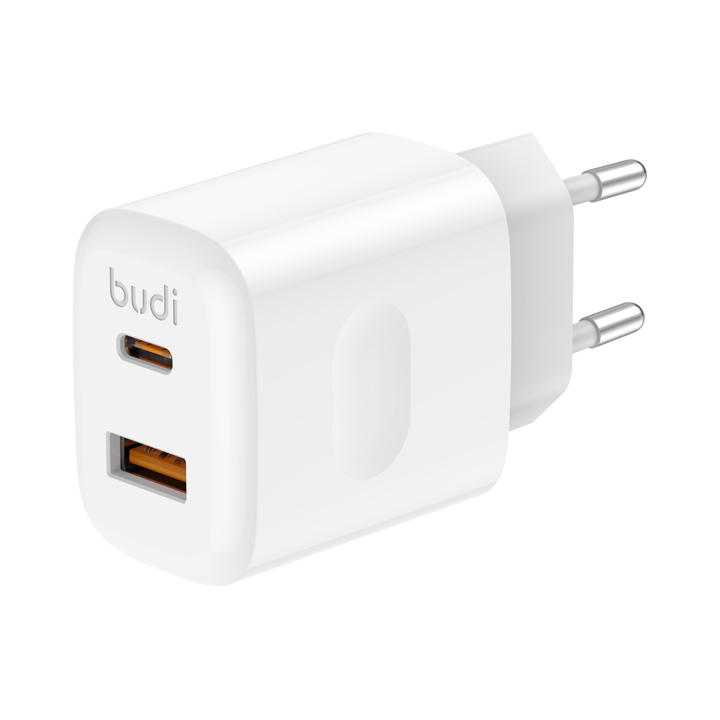 شارژر دیواری 30W بودی PD و فست به همراه کابل 27W USB-C به لایتنینگ به طول 1.2 متر با 2 پورت مدل AC306ETLW با گارانتی 18 ماهه (6 ماه تعویض) — تصویر ۳