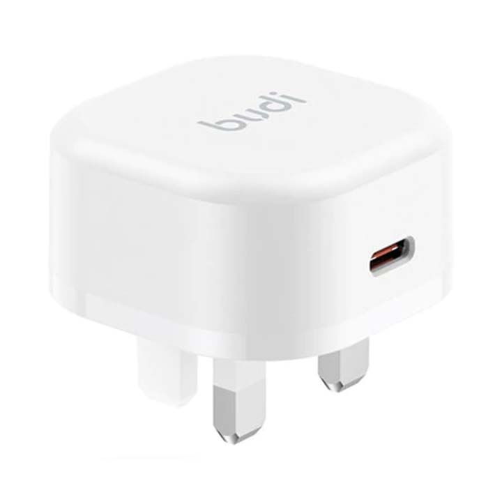 شارژر دیواری 20W بودی PD و فست سه پین با یک خروجی USB-C به همراه کابل 27W USB-C به لایتنینگ به طول 1.2 متر مدل AC361UTLWS با گارانتی 18 ماهه (6 ماه تعویض) — تصویر ۲