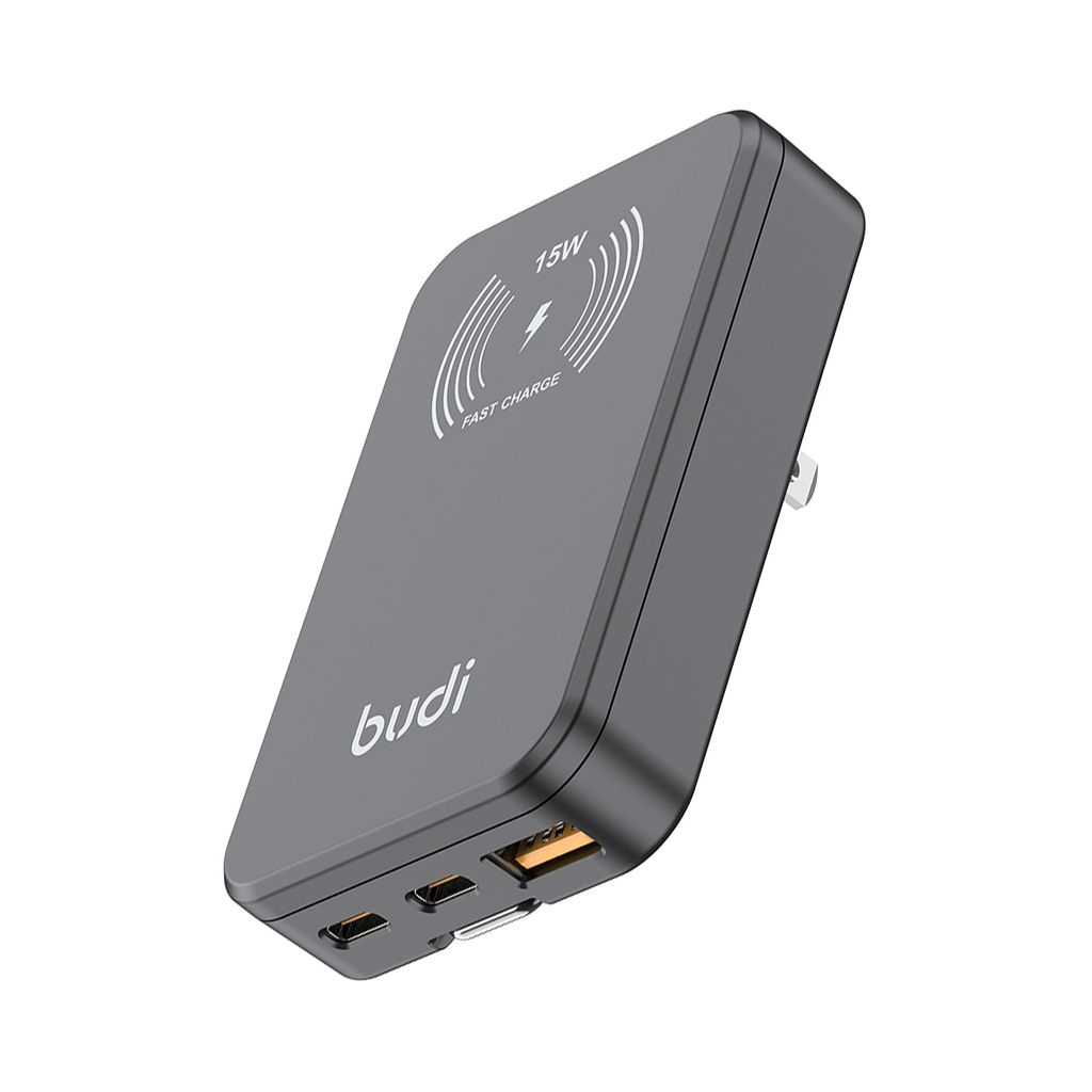 تراول شارژر یونیورسال 30W بودی PD و بی سیم همراه کیف هدیه مدل AC336WSB با گارانتی 18 ماهه (6 ماه تعویض) — تصویر ۲