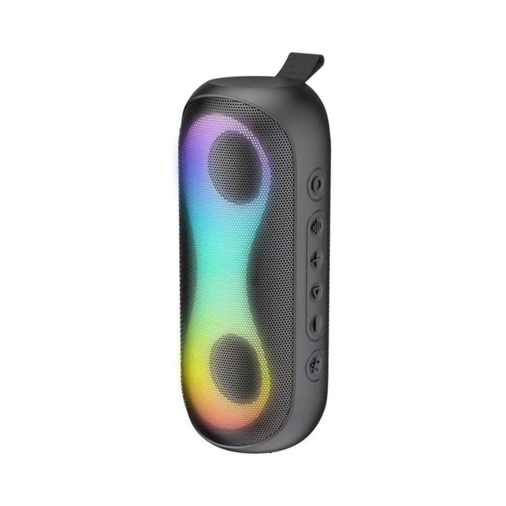 اسپیکر بلوتوثی قابل حمل بودی 30 وات ضدآب RGB مدل SP07B با گارانتی 18 ماهه (6 ماه تعویض)