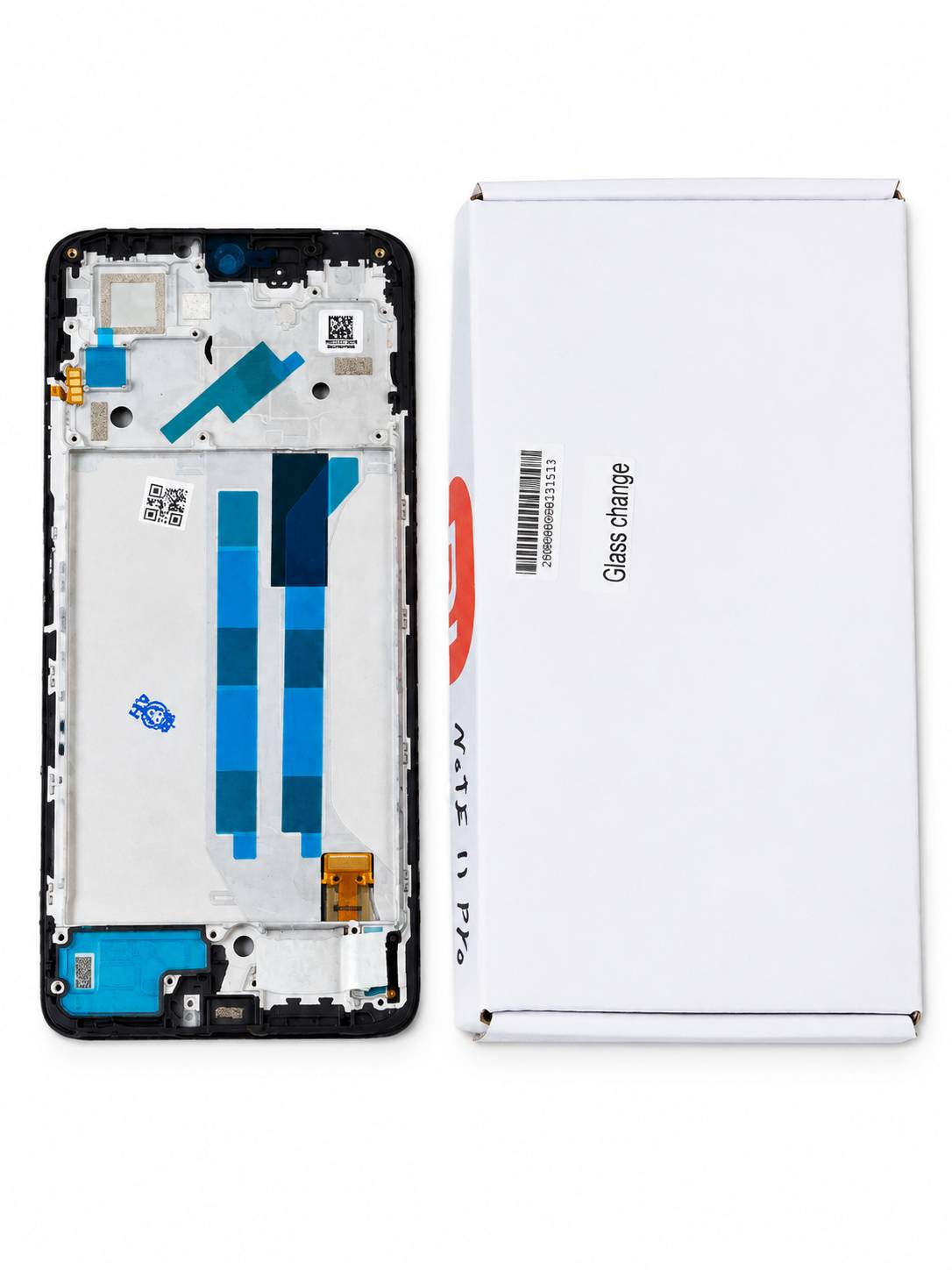 LCD XIAOMI NOTE 11 PRO / NOTE 12 PRO W.F (ORIGINAL GLASS CHANGE)