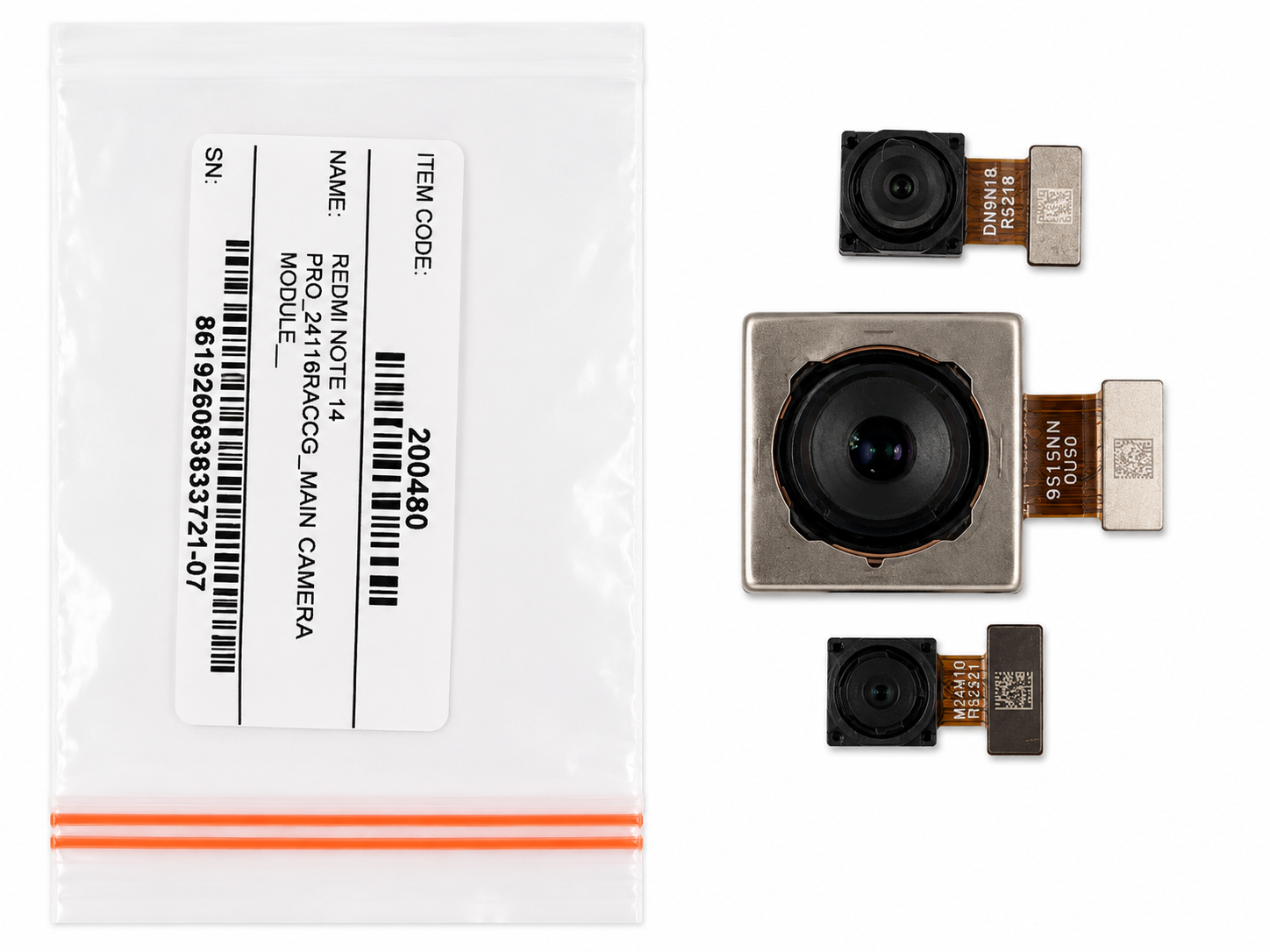 (روکاری) MAIN CAMERA MODULE XIAOMI REDMI NOTE 14 PRO (24116RACCG) SECOND با گارانتی سه ماهه جی اس ام سرویس
