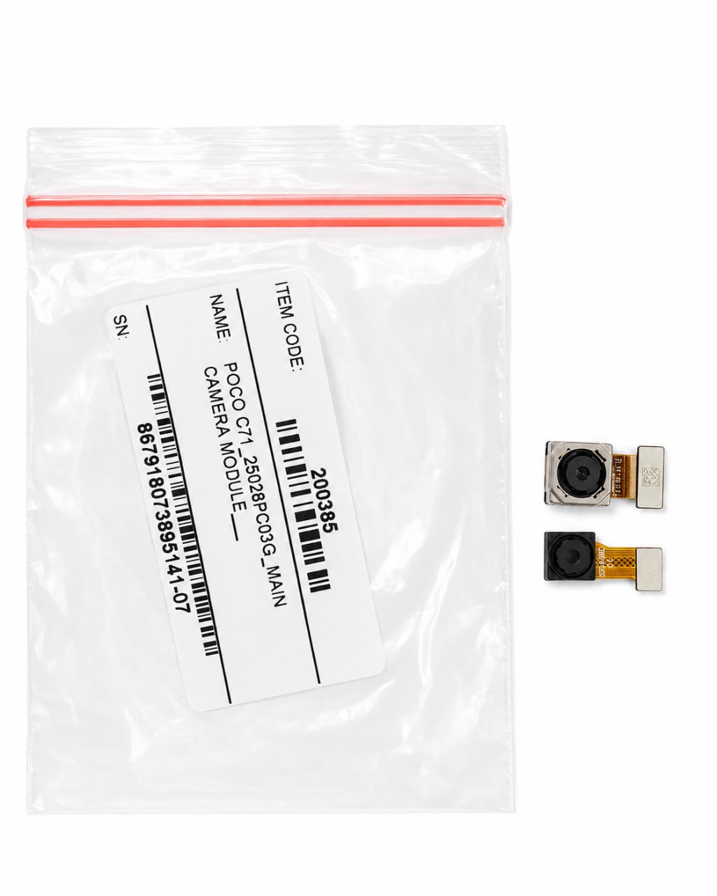 (روکاری) MAIN CAMERA MODULE XIAOMI POCO C71 (25028PC03G) SECOND با گارانتی سه ماهه جی اس ام سرویس