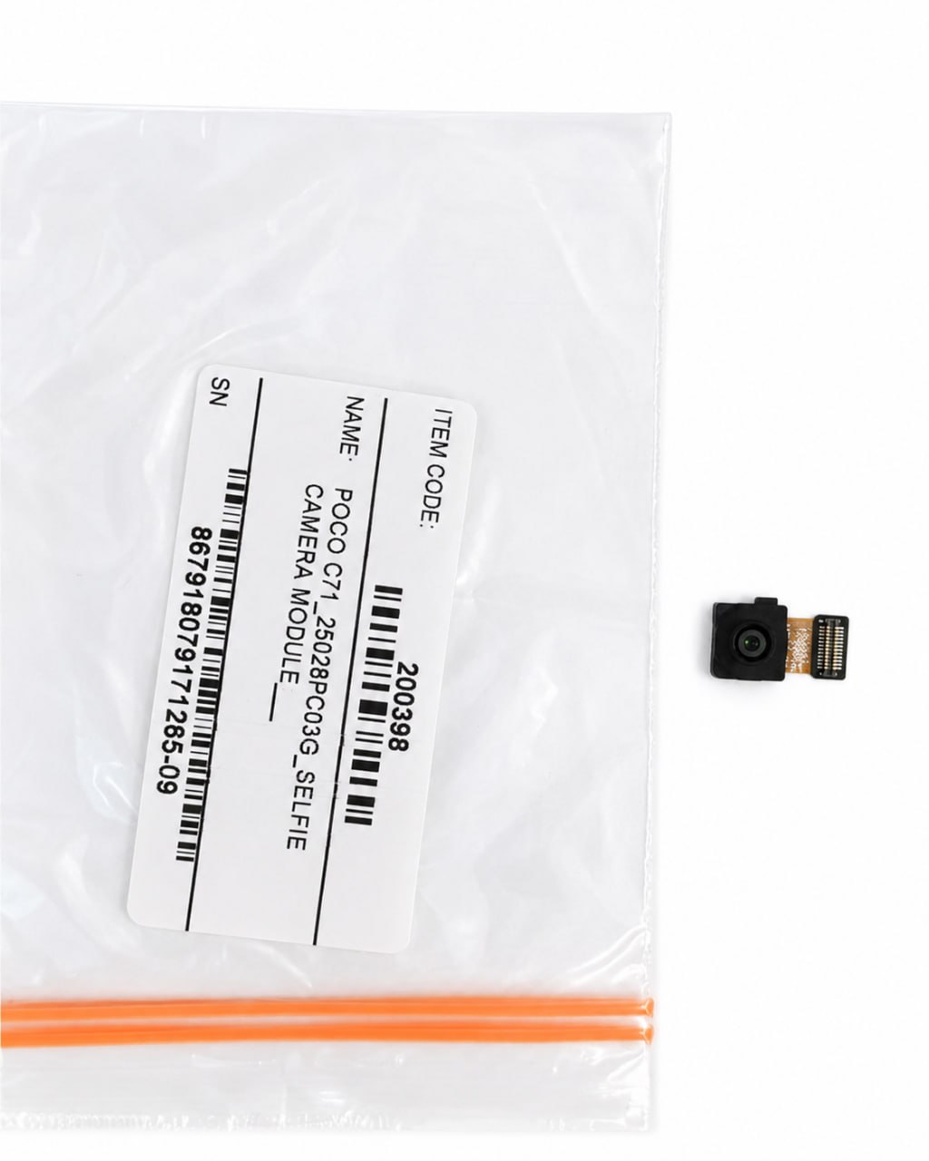 (روکاری) SELFIE CAMERA MODULE XIAOMI POCO C71 (25028PC03G) SECOND با گارانتی سه ماهه جی اس ام سرویس